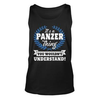 Its A Panzer Thing You Wouldnt Understand T Shirt Panzer Shirt For Panzer A Unisex Tank Top - Seseable