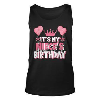 Its My Nieces Birthday Celebration Unisex Tank Top - Seseable
