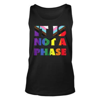Its Not A Phase Lgbtqia Rainbow Flag Gay Pride Ally Unisex Tank Top | Mazezy