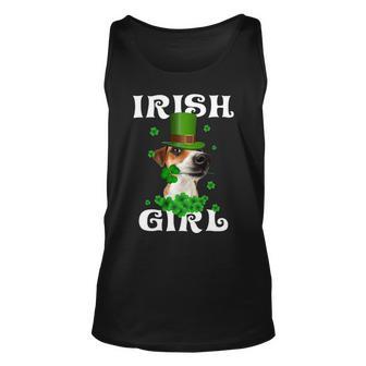 Jack Russell Terrier Patricks Day For Dog Lovers Unisex Tank Top | Favorety