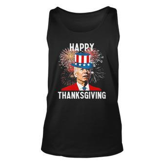Joe Biden Thanksgiving For Funny 4Th Of July Unisex Tank Top | Mazezy CA