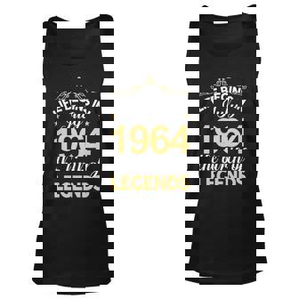 July 1964 Birthday Life Begins In July 1964 V2 Unisex Tank Top | Seseable FR