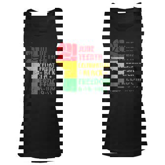 Junenth Celebrate Black Freedom 1865 June 19Th Men Women Unisex Tank Top | Mazezy