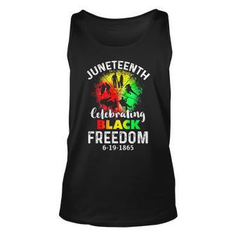 Juneteenth Celebrating Black Freedom 06-19-1865 Unisex Tank Top - Thegiftio UK