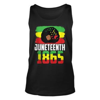 Juneteenth Is My Independence Day Black Women Black Pride Unisex Tank Top - Seseable