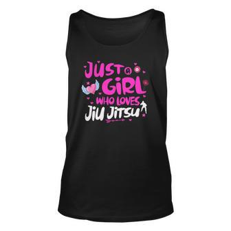 Just A Girl Who Loves Jiu Jitsu Unisex Tank Top | Mazezy