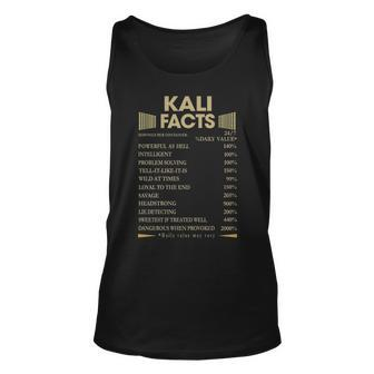 Kali Name Gift Kali Facts Unisex Tank Top - Seseable