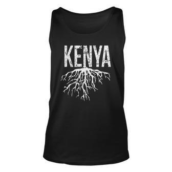 Kenya Roots Distressed Design Kenya Lover Gift Unisex Tank Top | Mazezy