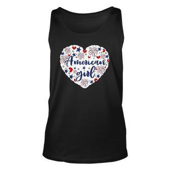 Kids American Girl Patriot 4Th Of July Independence Day Baby Girl Tank Top | Mazezy CA