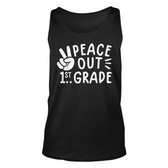 Kids Peace Out 1St Grade For Boys Girls Last Day Of School Unisex Tank Top - Seseable