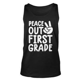 Kids Peace Out 1St Grade For Boys Girls Last Day Of School V2 Unisex Tank Top - Seseable