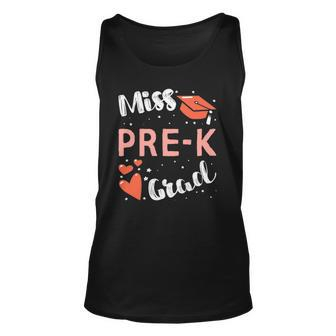 Kids Pre-K Graduation For Girls Prek Miss Pre-K Grad Unisex Tank Top | Mazezy