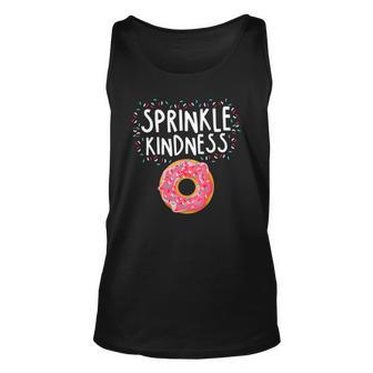 Kindness Anti Bullying Awareness - Donut Sprinkle Kindness Unisex Tank Top | Mazezy