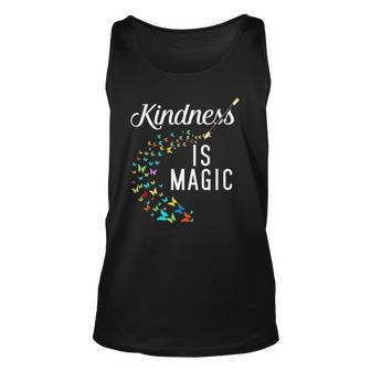 Kindness Is Magic Butterflies Kind Teacher Appreciation Tank Top | Mazezy