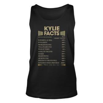 Kylie Name Gift Kylie Facts Unisex Tank Top - Seseable