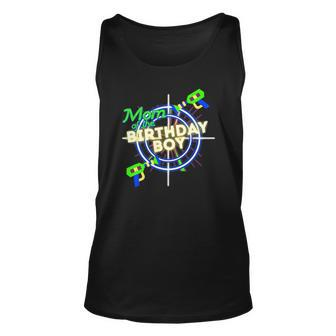 Laser Tag Birthday Boy Lasertag Party Mom Matching Family Unisex Tank Top | Mazezy