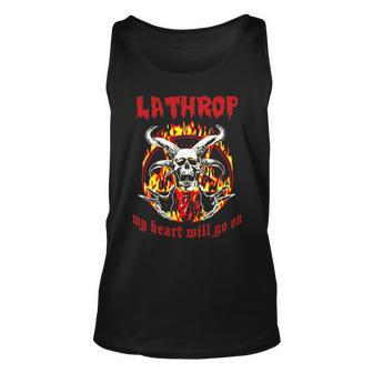 Lathrop Name Gift Lathrop Name Halloween Gift Unisex Tank Top - Seseable