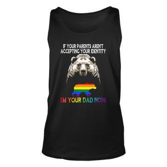 Lgbt Daddy Bear Gay And Lesbian Pride Im Your Dad Now Father Tank Top | Mazezy