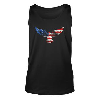 Liberty Freedom 4Th Of July Patriotic Us Flag Bald Eagle Unisex Tank Top | Mazezy
