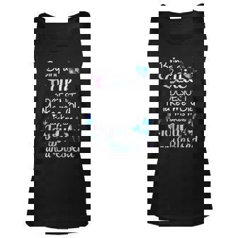 Lollie Grandma Gift Being A Lollie Doesnt Make Me Old Unisex Tank Top - Seseable