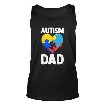 Love Autism Awareness S Dad Autism Mens Gift Unisex Tank Top | Mazezy