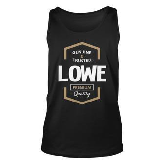 Lowe Name Gift Lowe Premium Quality Unisex Tank Top - Seseable