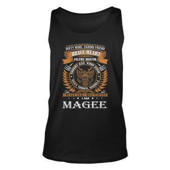 Magee Name Gift Magee Brave Heart Unisex Tank Top - Seseable