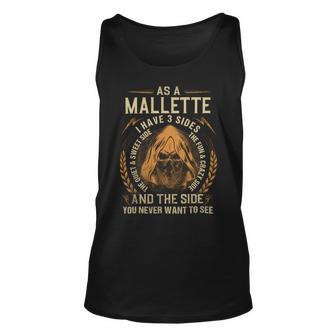 Mallette Name Shirt Mallette Family Name Unisex Tank Top - Monsterry DE