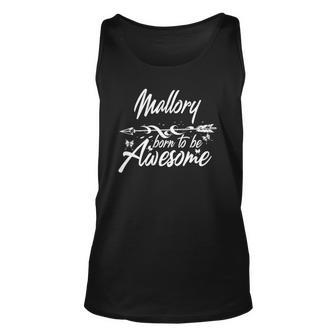 Mallory Gift Name Funny Personalized Women Birthday Joke Unisex Tank Top | Mazezy