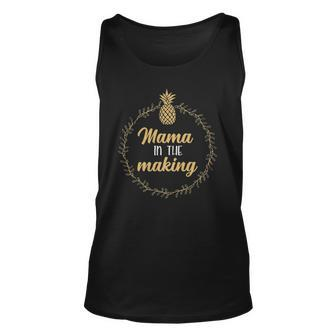Mama In The Making Ivf Mom Infertility Pineapple Unisex Tank Top | Mazezy