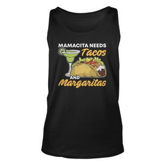 Mamacita Needs Tacos And Margaritas Cinco De Mayo Food Tank Top | Mazezy
