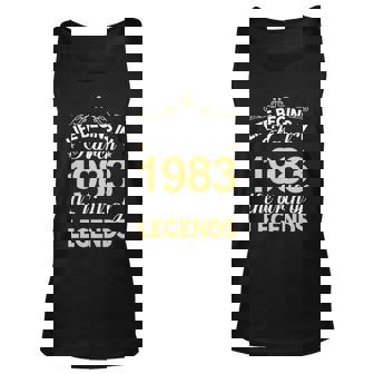 March 1983 Birthday Life Begins In March 1983 V2 Unisex Tank Top - Seseable
