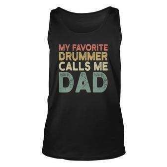 Marching Band Retro Drumline Dad Funny Gift For Daddy Unisex Tank Top | Mazezy