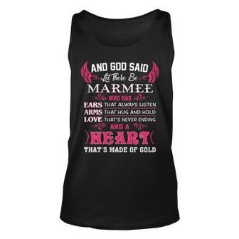 Marmee Grandma Gift And God Said Let There Be Marmee Unisex Tank Top - Seseable