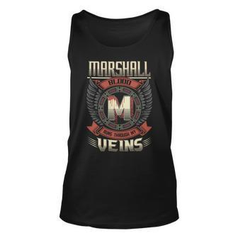 Marshall Blood Run Through My Veins Name V5 Unisex Tank Top - Seseable