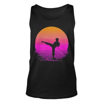 Martial Arts Womens Silhouette Retro 169 Shirt Unisex Tank Top | Favorety