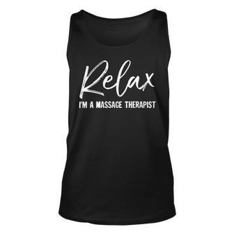 Massage Therapist V2 Unisex Tank Top | Favorety