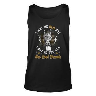 I May Be Old But I Got To See All The Cool Bands Music Lover Tank Top | Mazezy