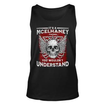 Mcelhaney Name Shirt Mcelhaney Family Name V3 Unisex Tank Top - Monsterry UK