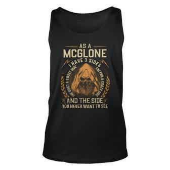 Mcglone Name Shirt Mcglone Family Name Unisex Tank Top - Monsterry UK