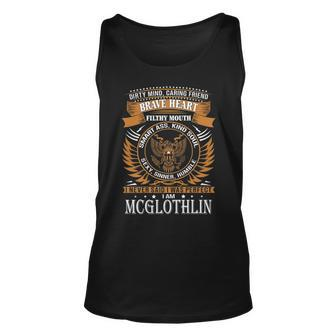 Mcglothlin Name Gift Mcglothlin Brave Heart Unisex Tank Top - Seseable