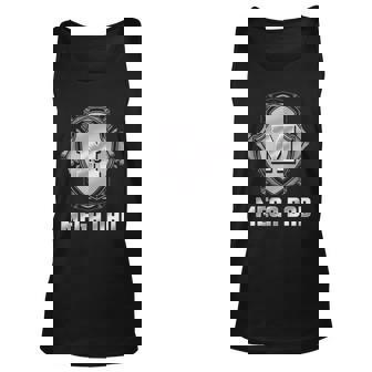 Mega Dad Awesome Fathers Day Gift Idea Unisex Tank Top | Mazezy