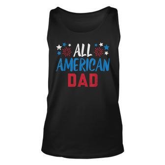 Mens All American Dad 4Th Of July Matching Family Patriotic Men Unisex Tank Top - Seseable