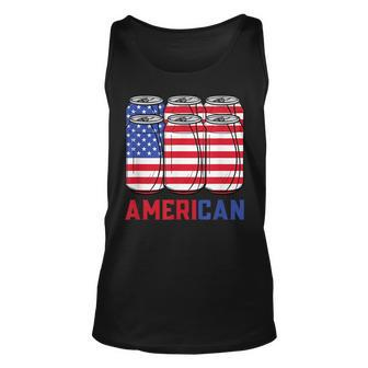 Mens American 4Th Of July Patriotic Usa Flag Merica Bbq Cookout Unisex Tank Top - Seseable