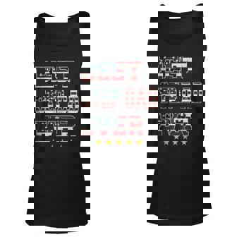 Mens Best Step Dad Ever Fathers Day American Flag 4Th Of July Unisex Tank Top | Seseable CA