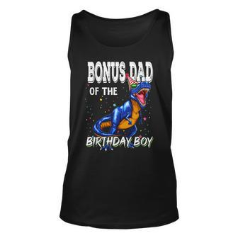 Mens Bonus Dad Of The Birthday Boy Matching Father Bonus Dad Unisex Tank Top - Seseable