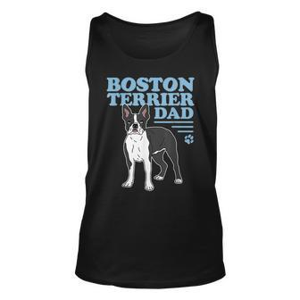 Mens Boston Terrier Dad Dog Owner Boston Terrier Unisex Tank Top - Thegiftio UK
