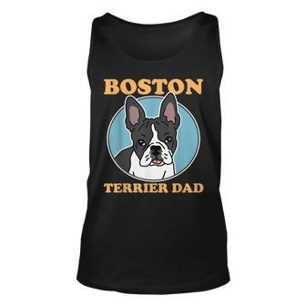 Mens Boston Terrier Dad | Dog Owner Boston Terrier Unisex Tank Top - Thegiftio UK