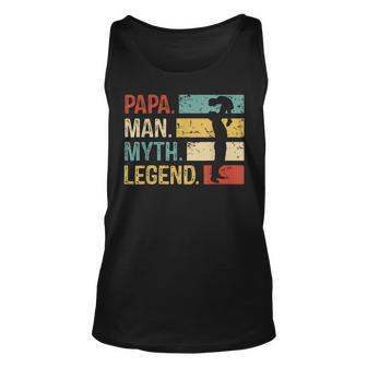 Mens Dad Man Myth Legend Christmas Father Birthday Gifts Unisex Tank Top - Seseable