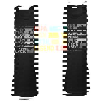 Mens Dad Man Myth Legend Christmas Father Birthday Gifts Unisex Tank Top - Seseable